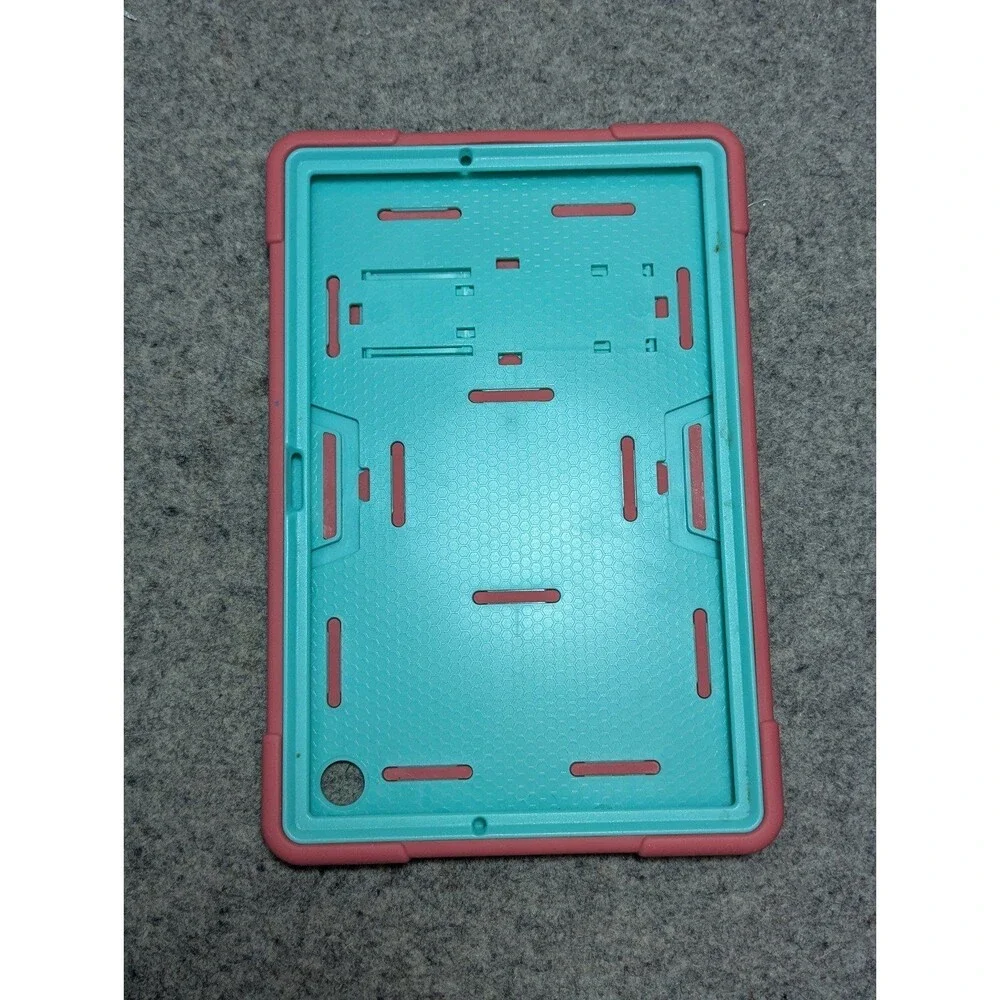 Tablet iPad protective cover 10x7 turquoise and coral